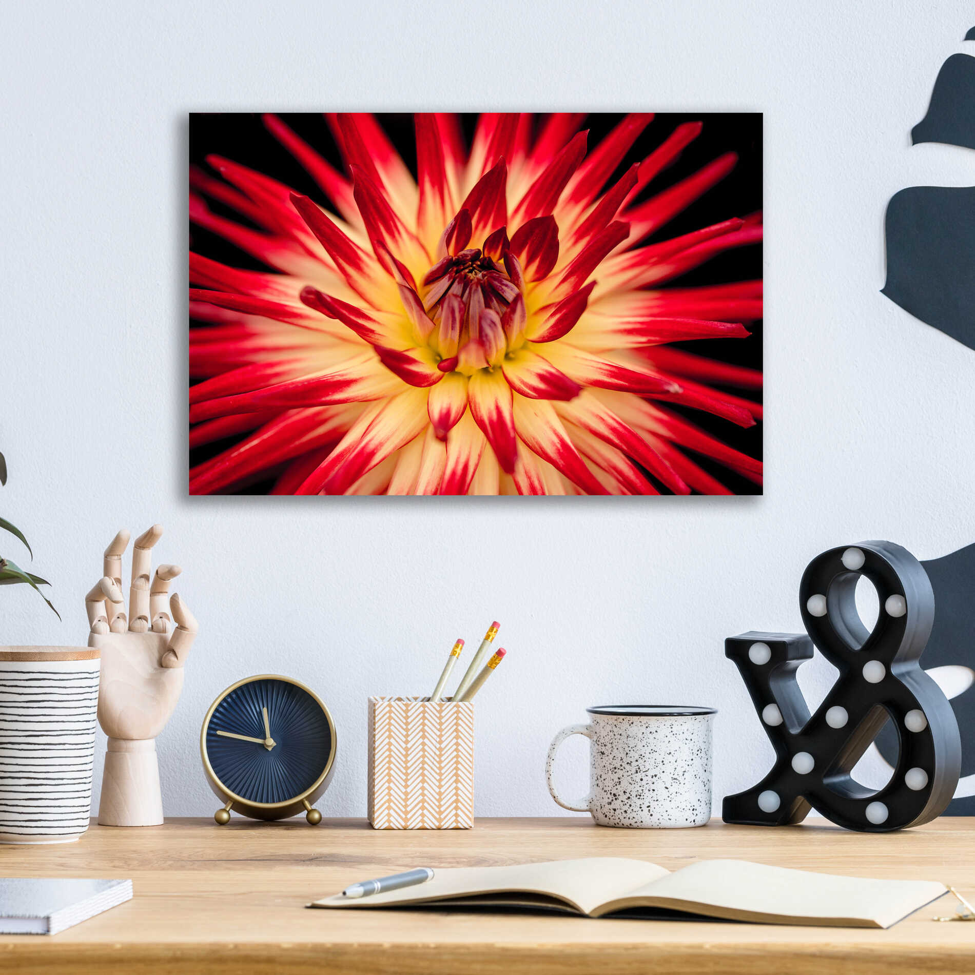 Epic Art 'Sunfire' by Epic Portfolio Acrylic Glass Wall Art,16x12