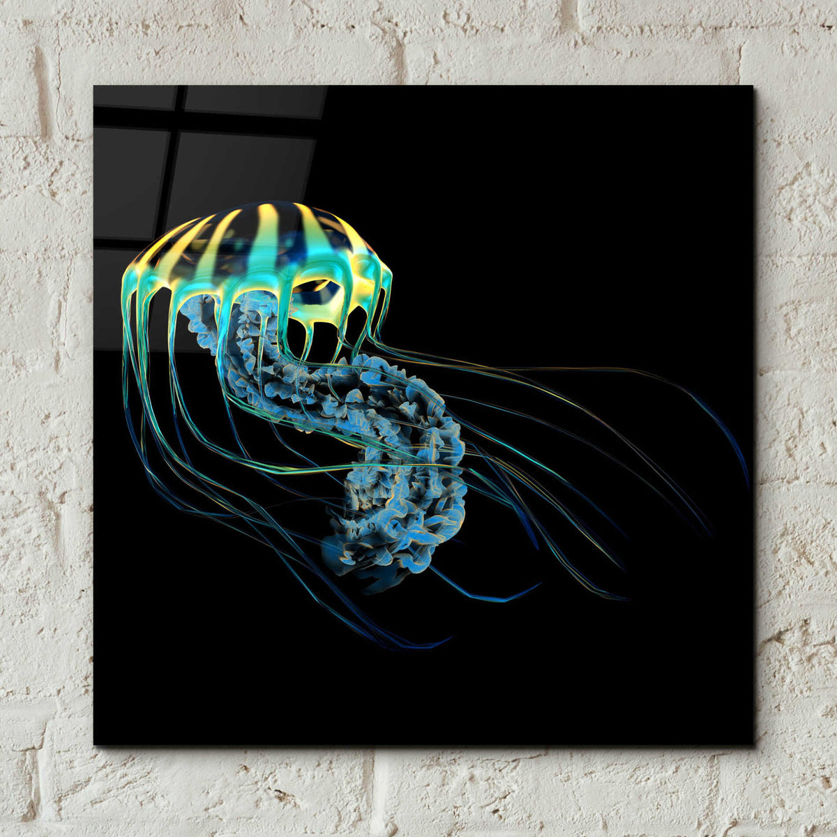 Epic Art 'The Deep Rastafari' by Epic Portfolio Acrylic Glass Wall Art,12x12