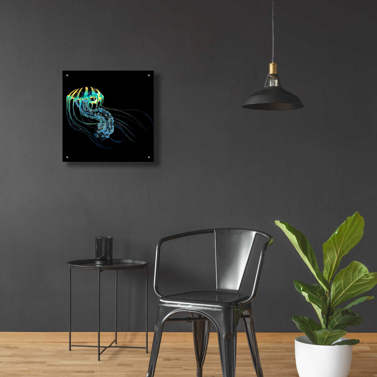 Epic Art 'The Deep Rastafari' by Epic Portfolio Acrylic Glass Wall Art,24x24