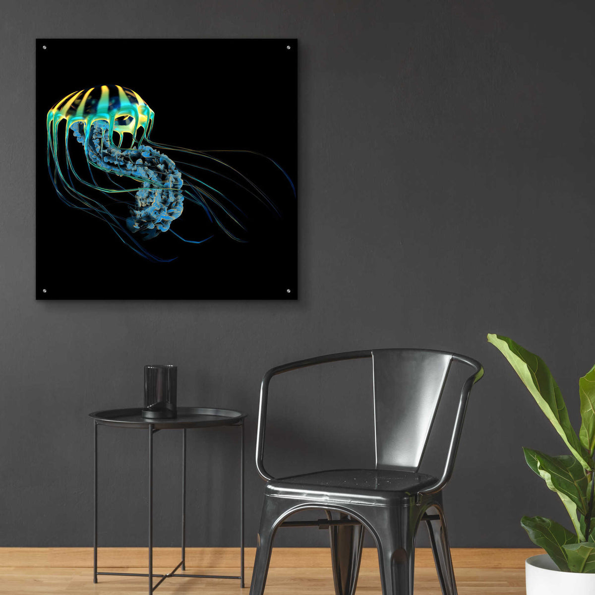 Epic Art 'The Deep Rastafari' by Epic Portfolio Acrylic Glass Wall Art,36x36