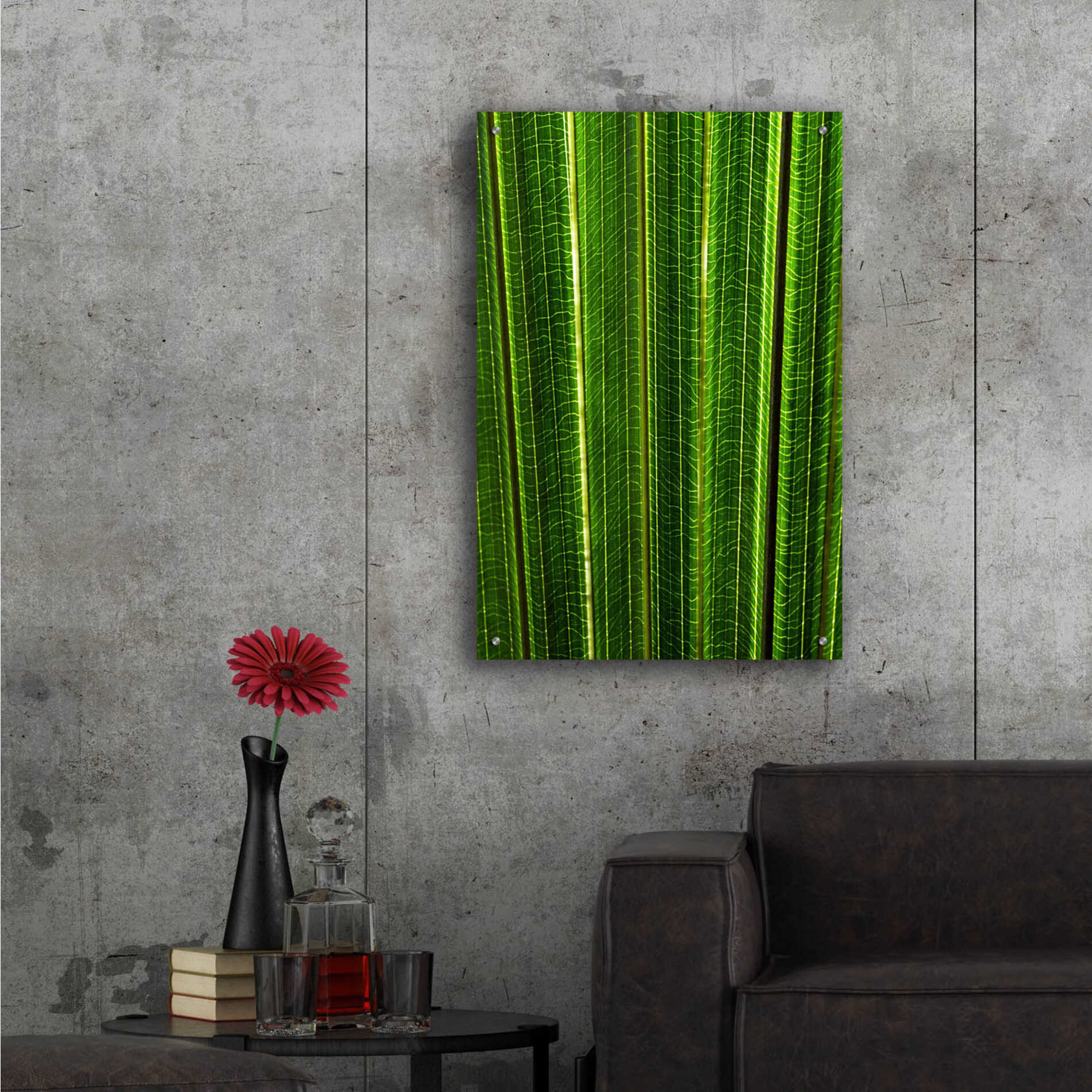 Epic Art 'The Great Green Wall' by Epic Portfolio Acrylic Glass Wall Art,24x36