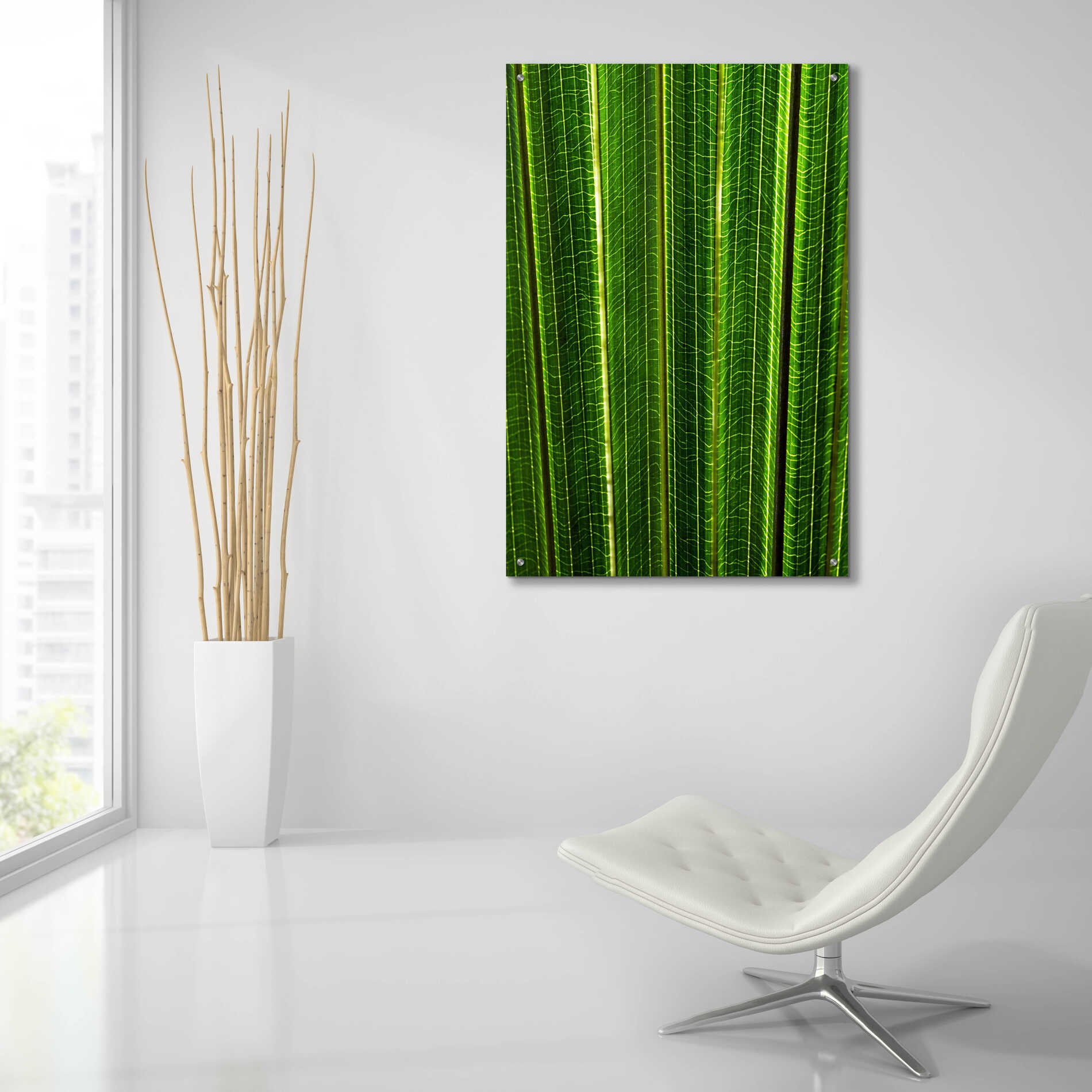 Epic Art 'The Great Green Wall' by Epic Portfolio Acrylic Glass Wall Art,24x36