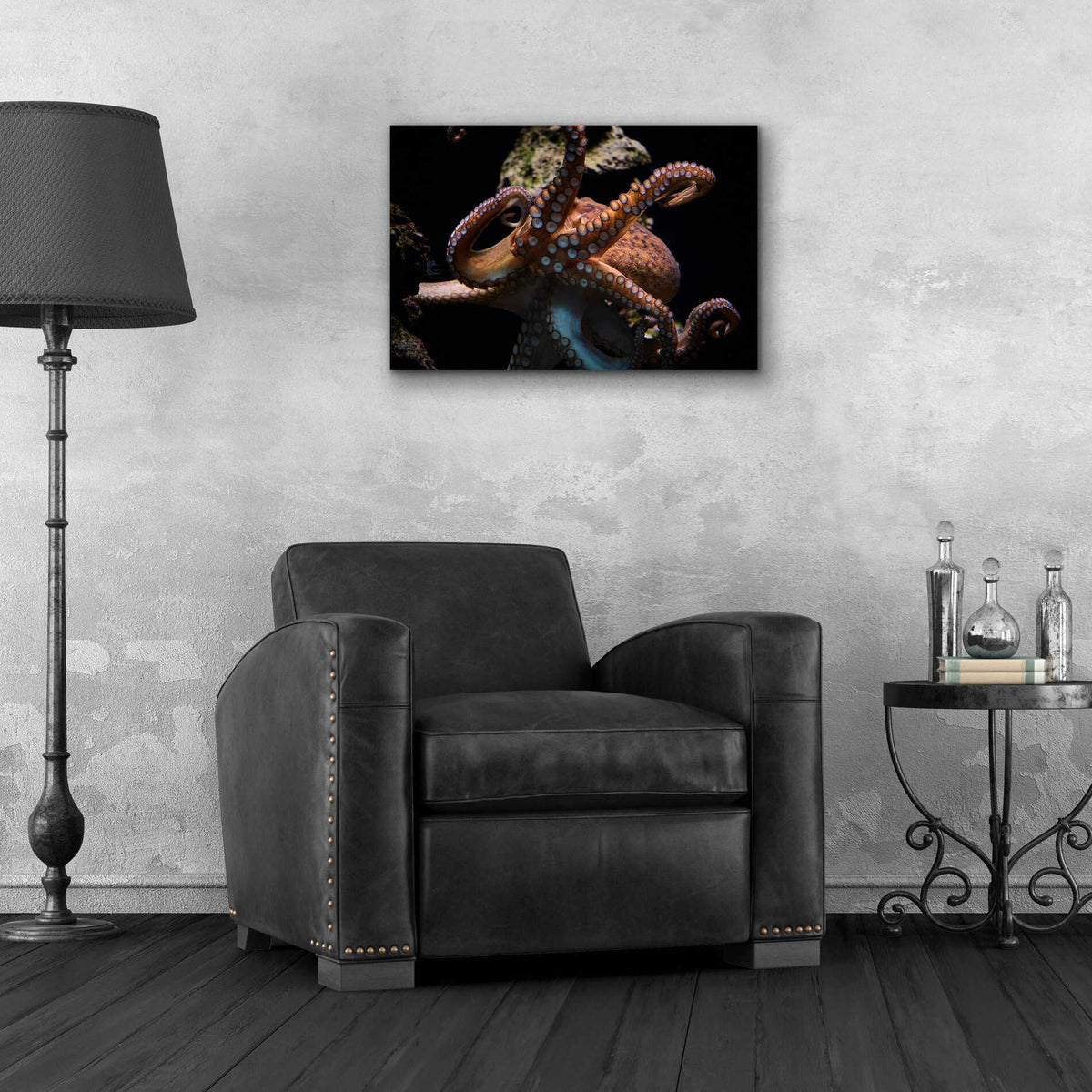 Epic Art 'The Kraken' by Epic Portfolio Acrylic Glass Wall Art,24x16