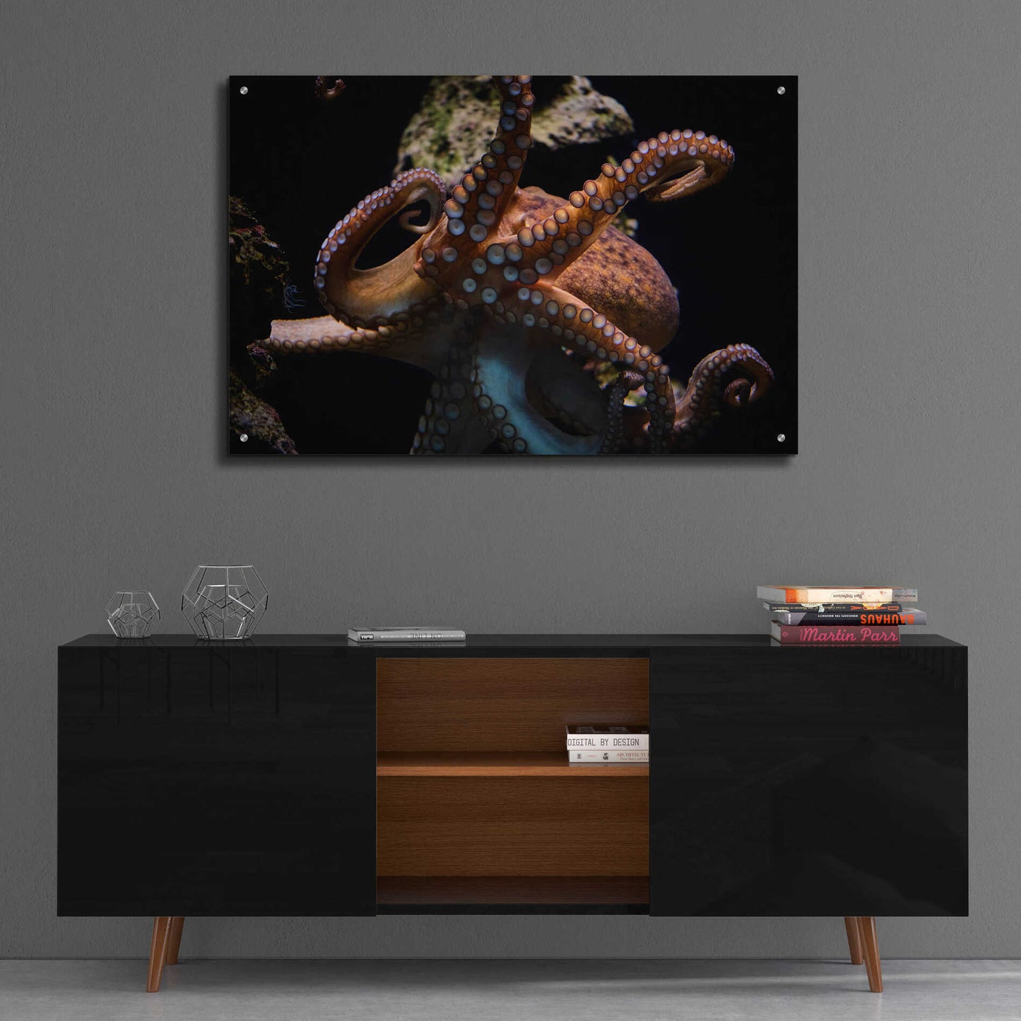 Epic Art 'The Kraken' by Epic Portfolio Acrylic Glass Wall Art,36x24