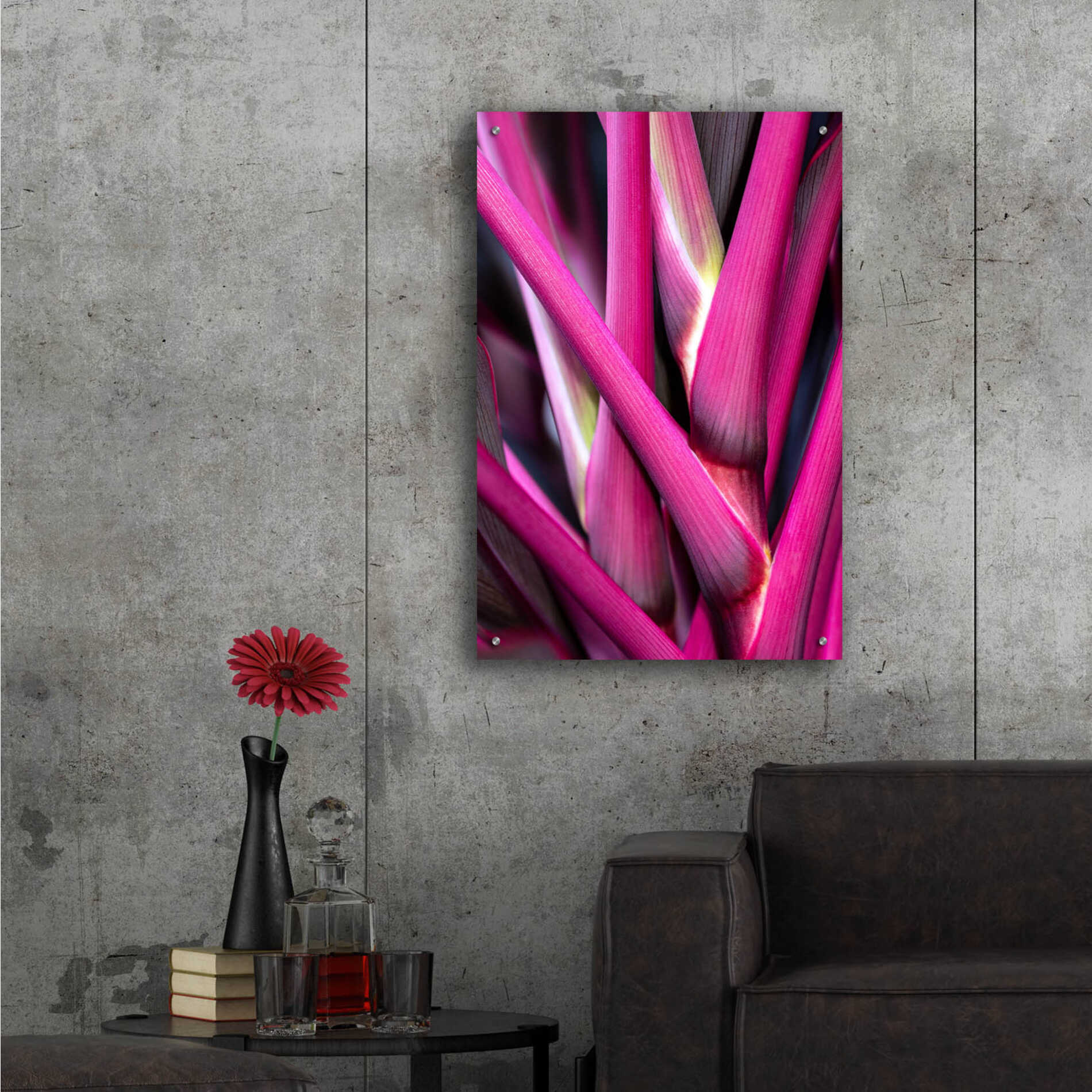 Epic Art 'The Pink Guardsman' by Epic Portfolio Acrylic Glass Wall Art,24x36