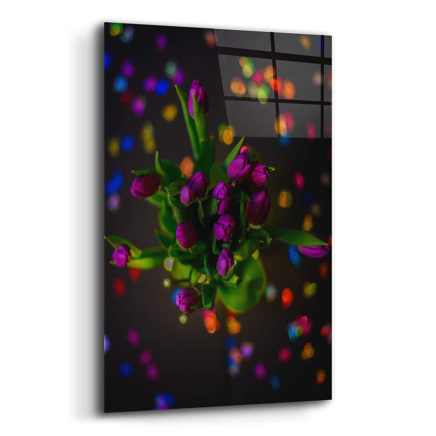 Epic Art 'Tulip Confetti' by Epic Portfolio Acrylic Glass Wall Art,12x16