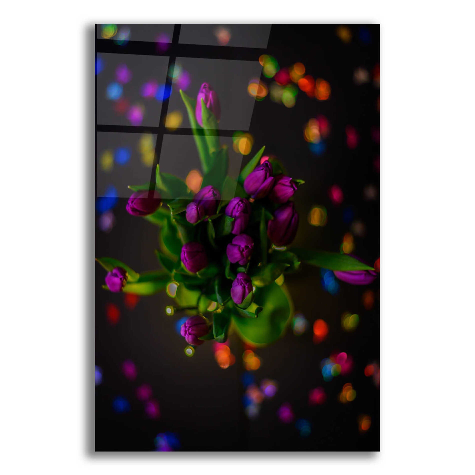 Epic Art 'Tulip Confetti' by Epic Portfolio Acrylic Glass Wall Art,12x16