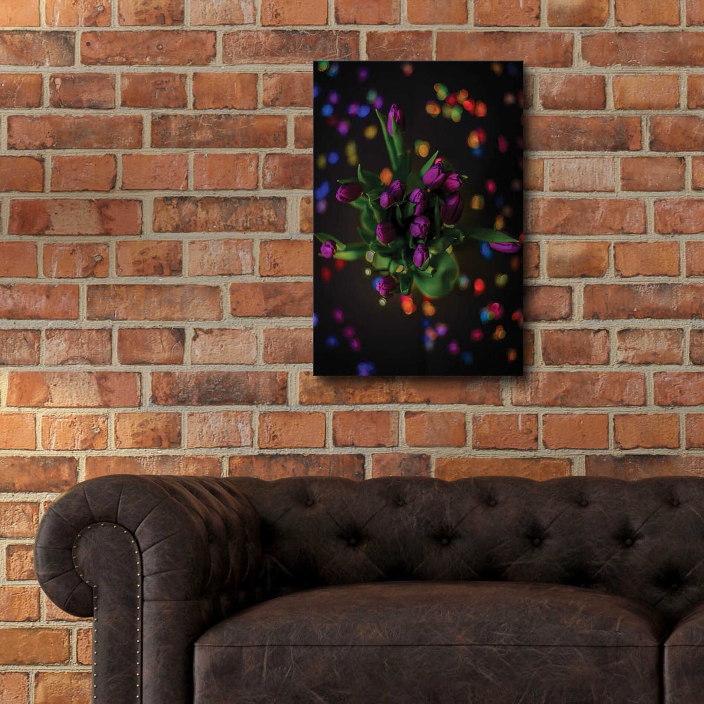 Epic Art 'Tulip Confetti' by Epic Portfolio Acrylic Glass Wall Art,16x24