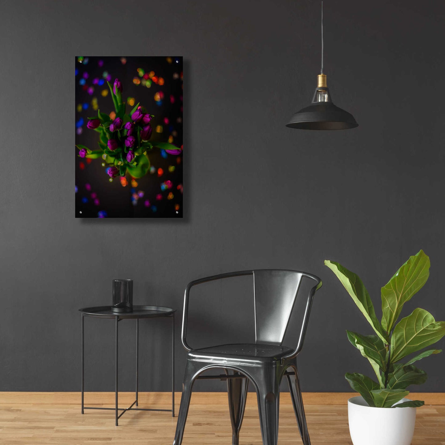 Epic Art 'Tulip Confetti' by Epic Portfolio Acrylic Glass Wall Art,24x36