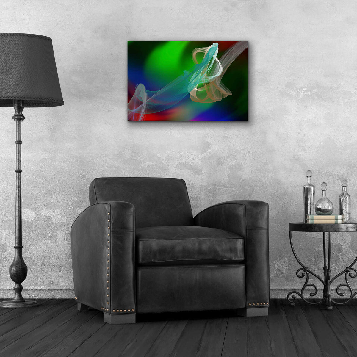 Epic Art 'Inverted Color In The Lines 1' by Irena Orlov Acrylic Glass Wall Art,24x16