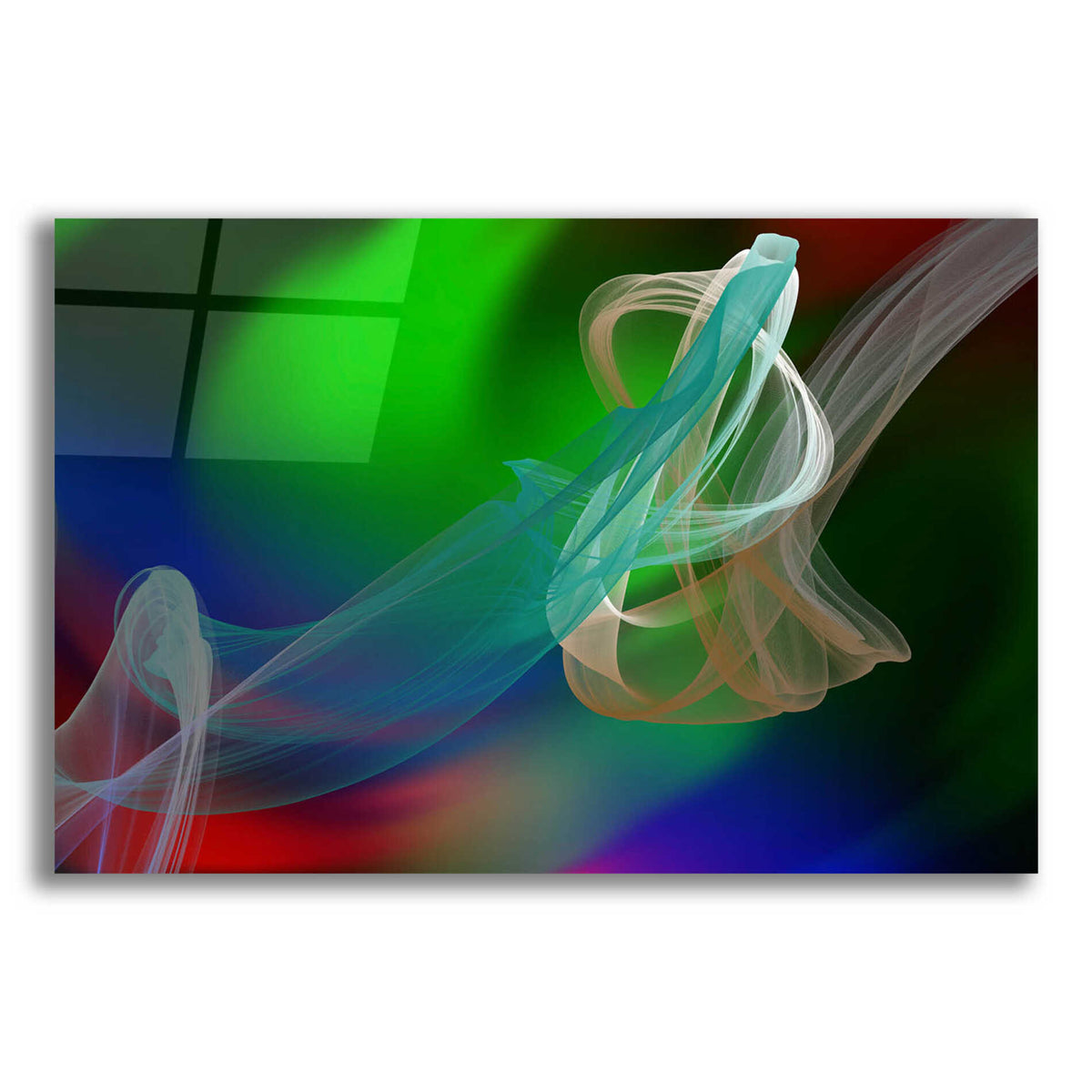 Epic Art 'Inverted Color In The Lines 1' by Irena Orlov Acrylic Glass Wall Art