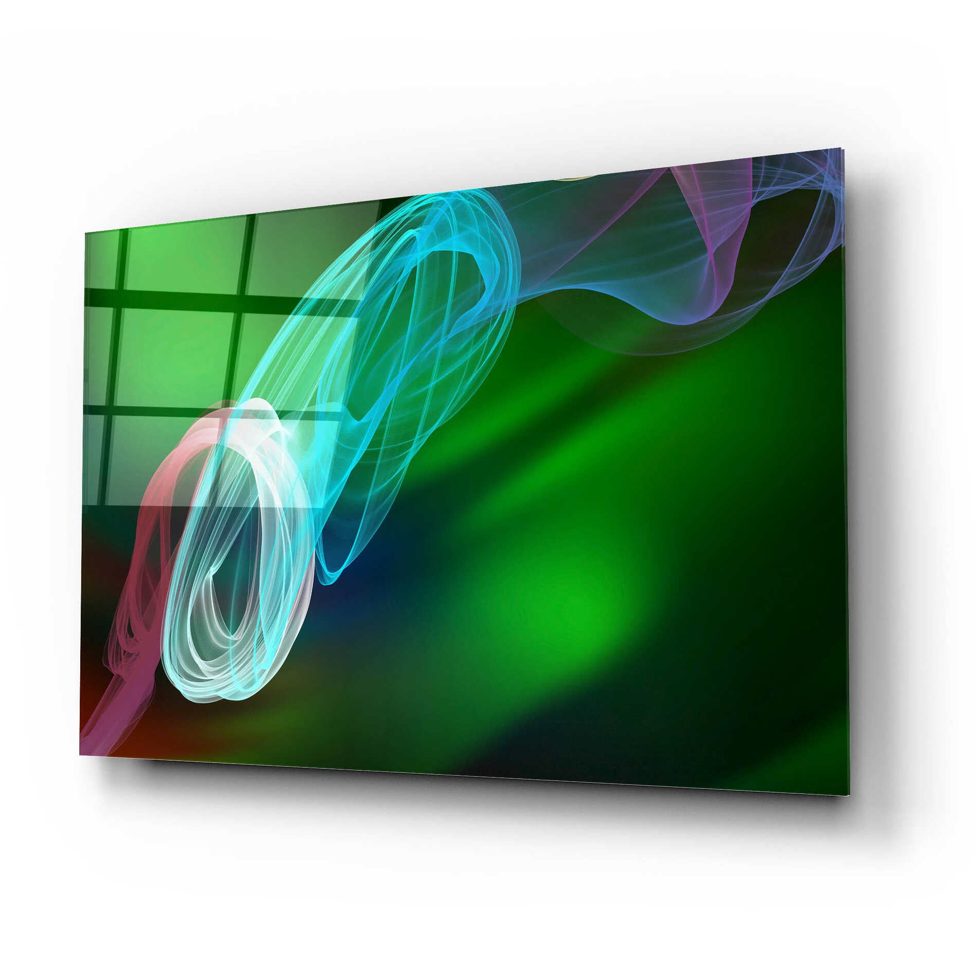 Epic Art 'Inverted Color In The Lines 10' by Irena Orlov Acrylic Glass Wall Art,24x16