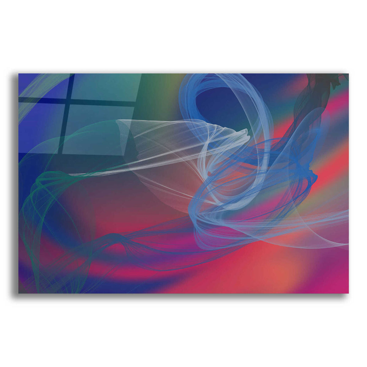 Epic Art 'Inverted Color In The Lines 4' by Irena Orlov Acrylic Glass Wall Art