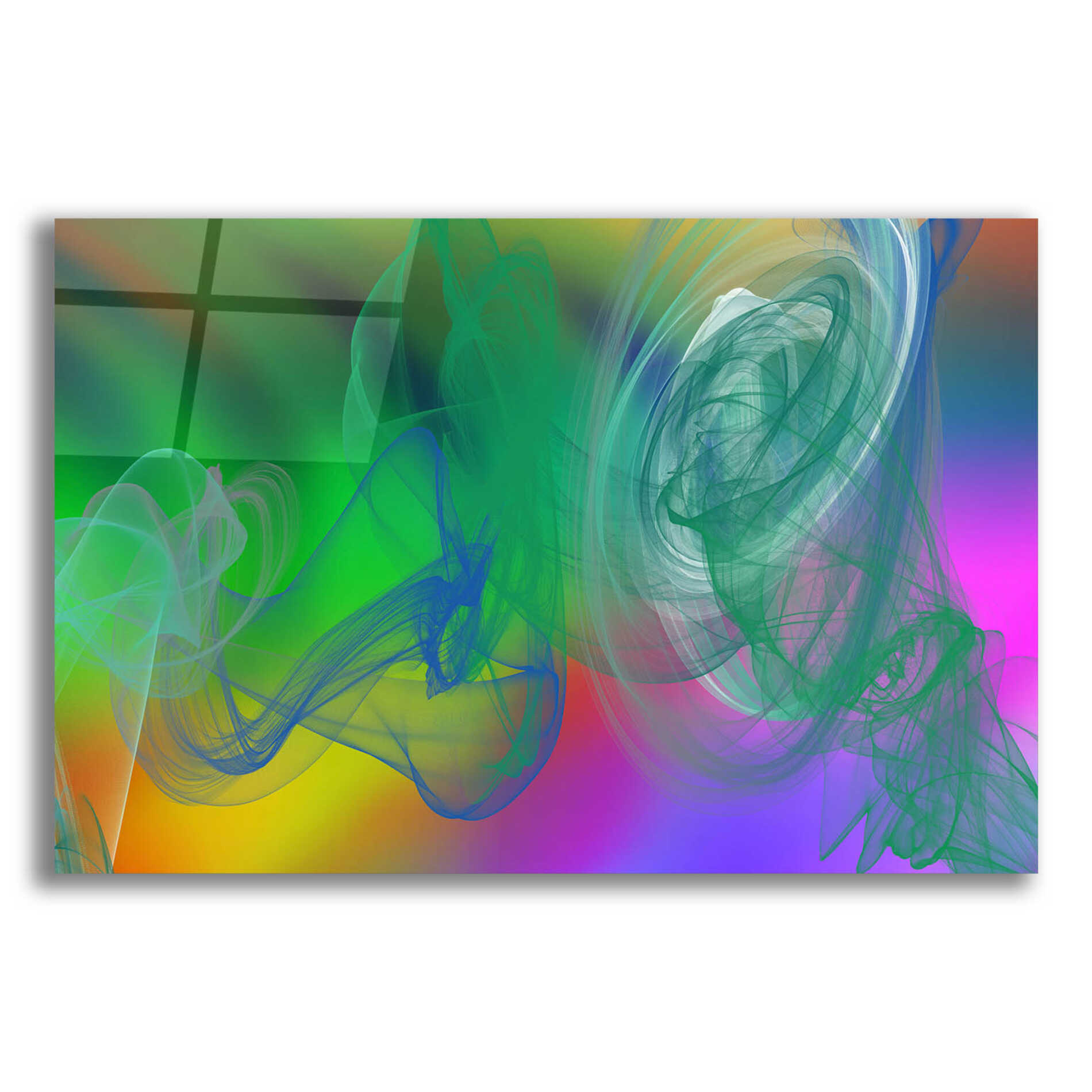 Epic Art 'Inverted Color In The Lines 5' by Irena Orlov Acrylic Glass ...