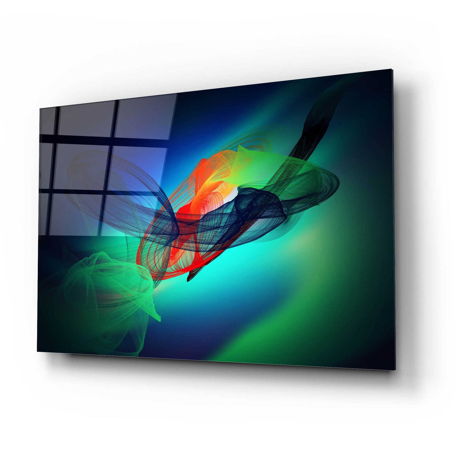 Epic Art 'Color In The Lines 13' by Irena Orlov, Acrylic Glass Wall Art,24x16