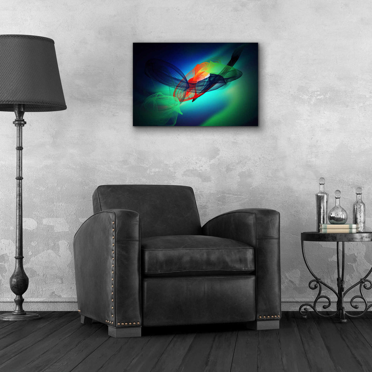 Epic Art 'Color In The Lines 13' by Irena Orlov, Acrylic Glass Wall Art,24x16