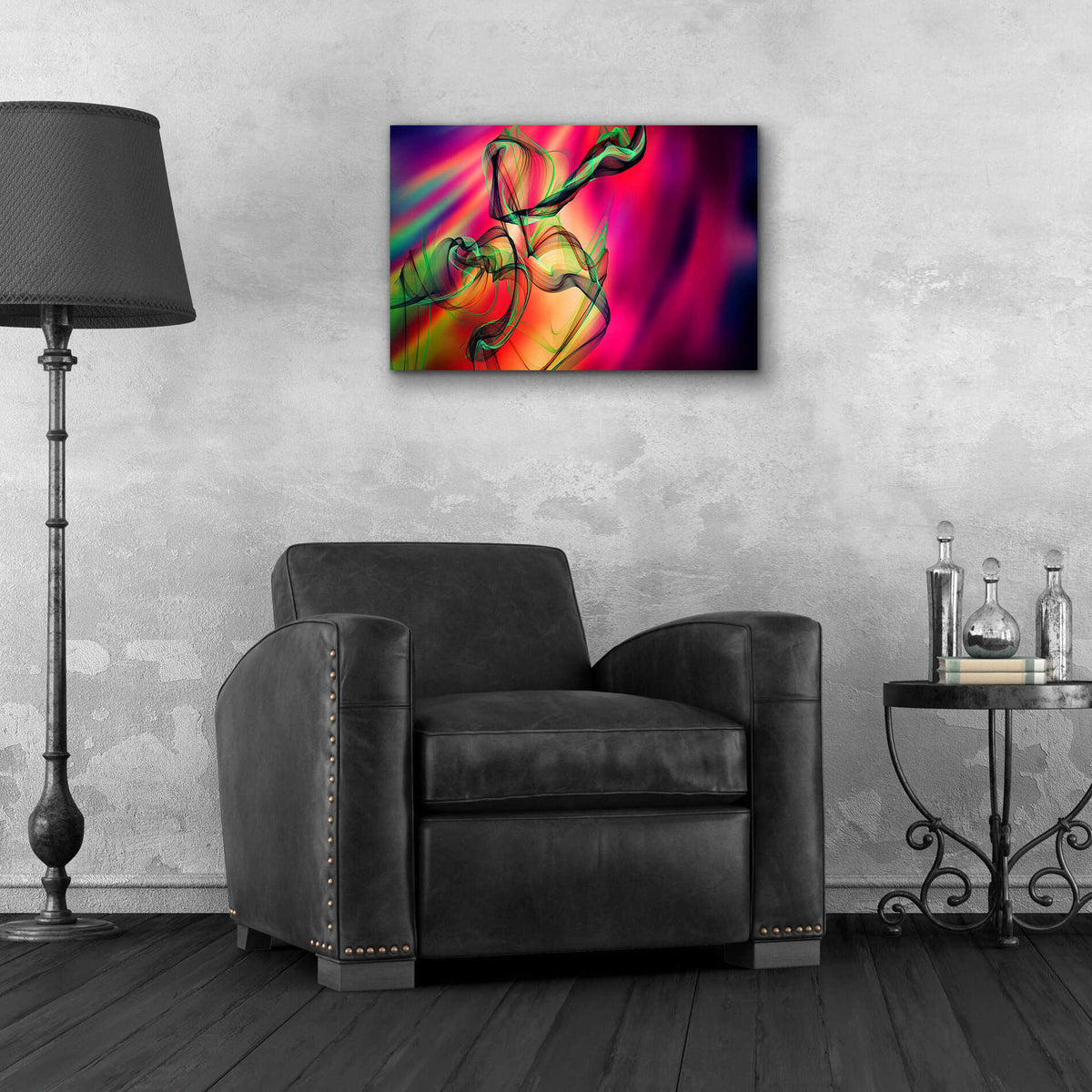Epic Art 'Color In The Lines 15' by Irena Orlov, Acrylic Glass Wall Art,24x16