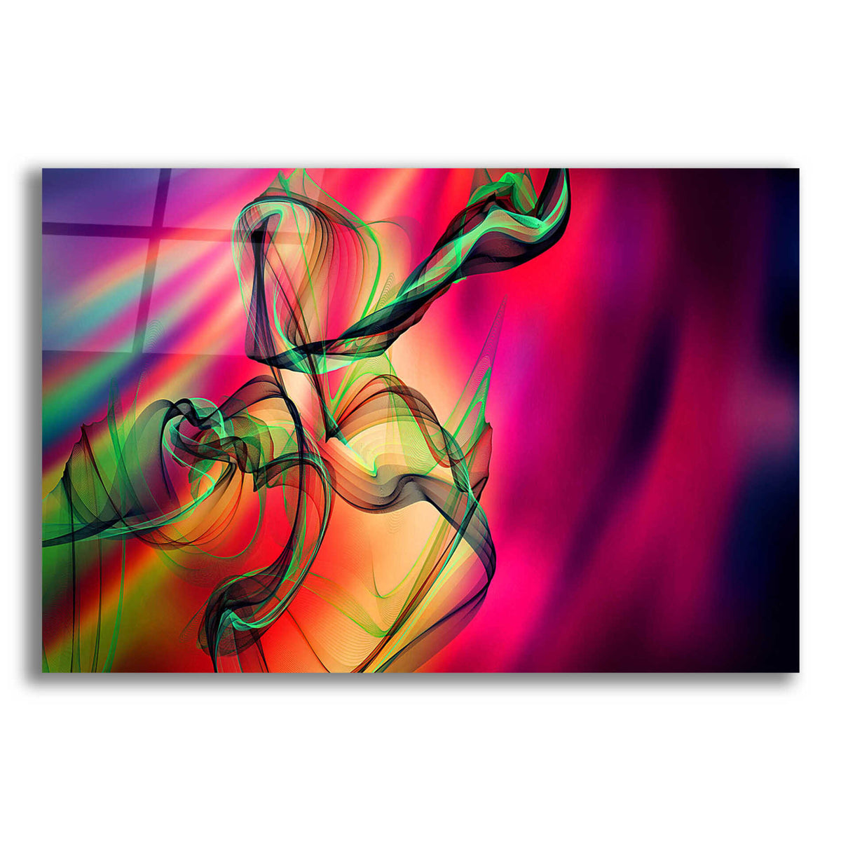 Epic Art 'Color In The Lines 15' by Irena Orlov, Acrylic Glass Wall Art
