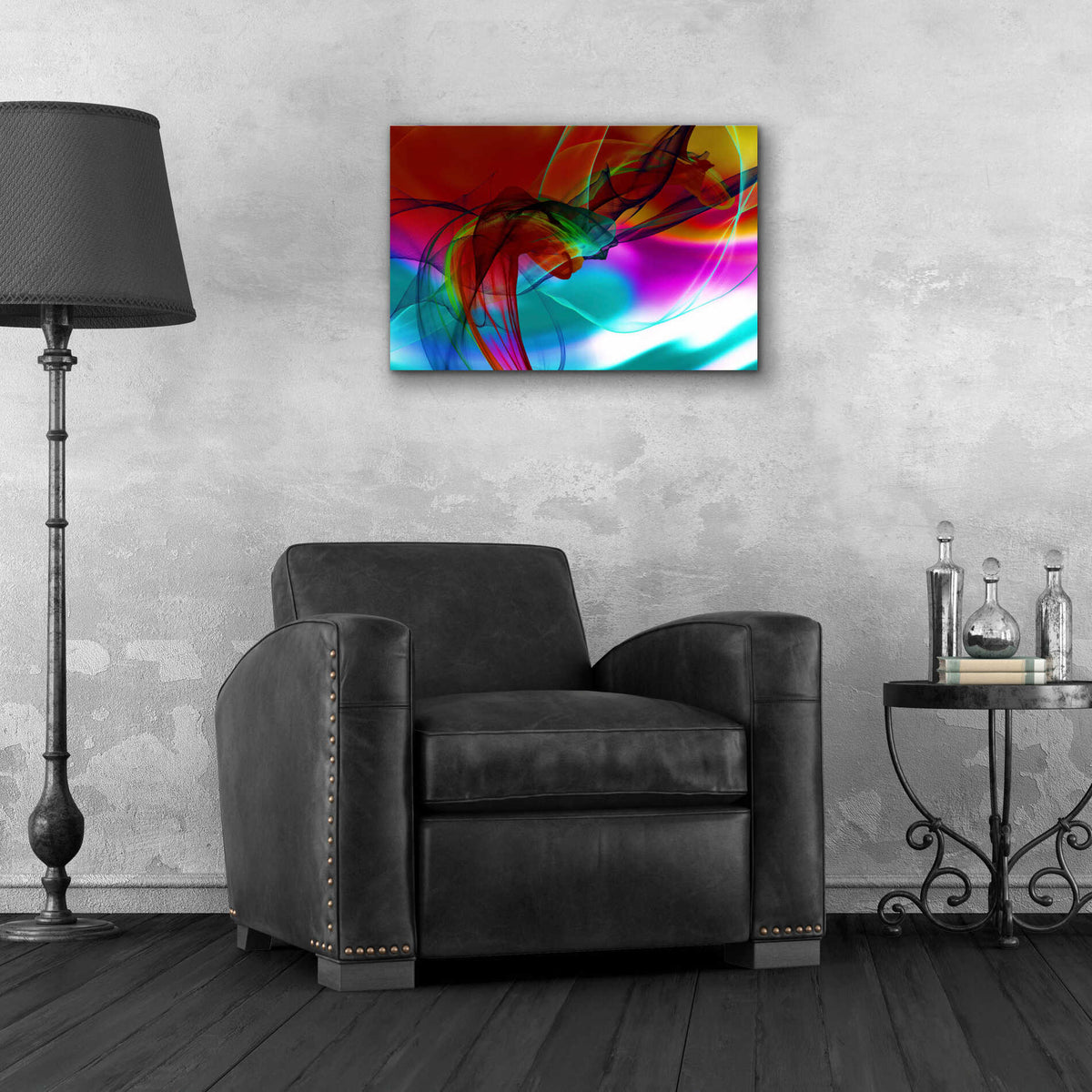 Epic Art 'Color In The Lines 16' by Irena Orlov, Acrylic Glass Wall Art,24x16