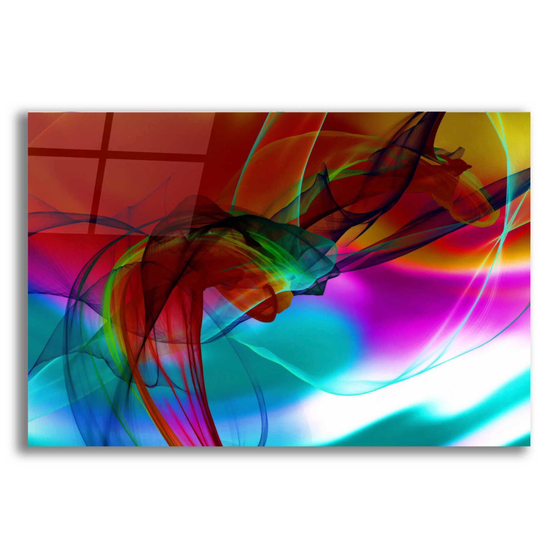 Epic Art 'Color In The Lines 16' by Irena Orlov, Acrylic Glass Wall Art,24x16