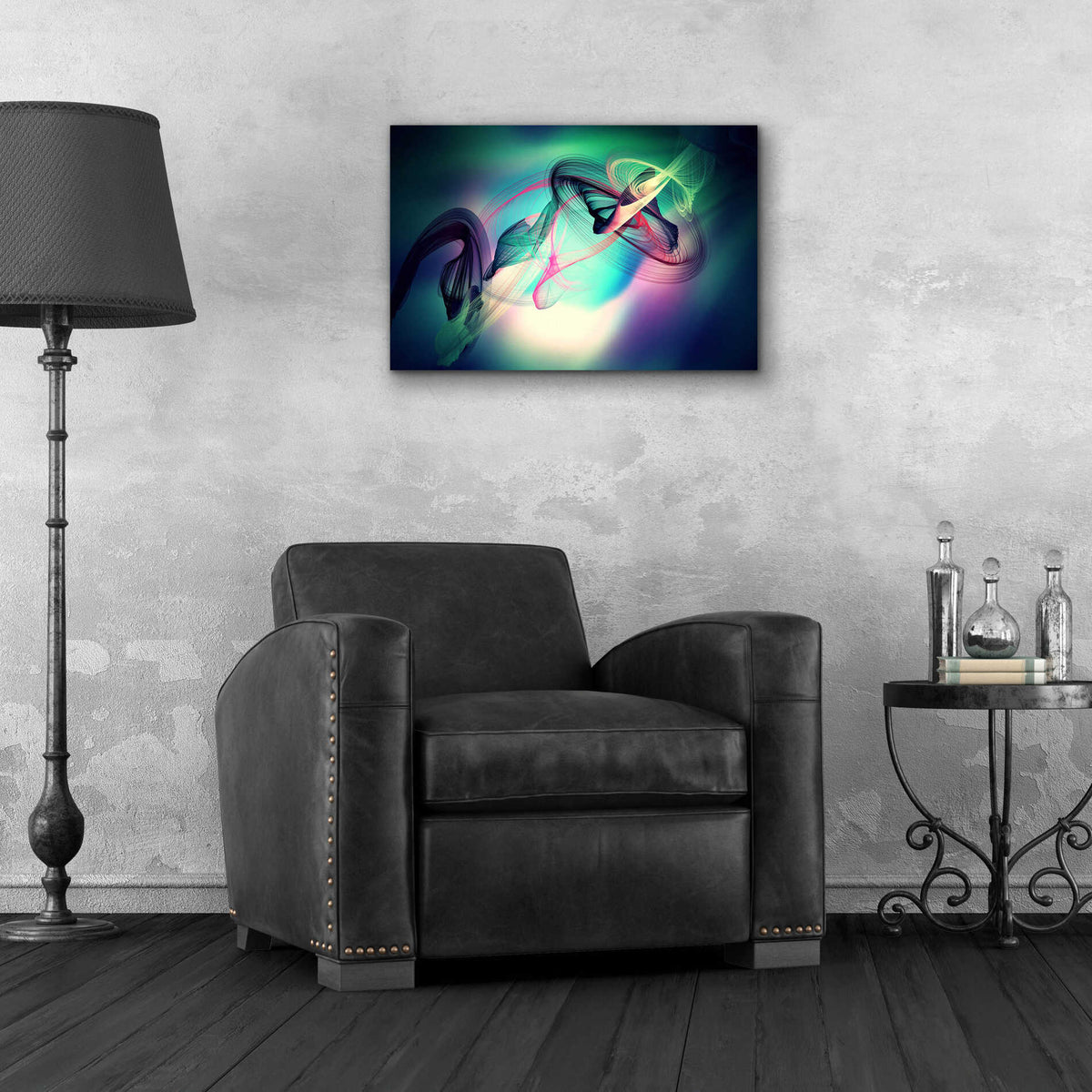 Epic Art 'Color In The Lines 18' by Irena Orlov, Acrylic Glass Wall Art,24x16