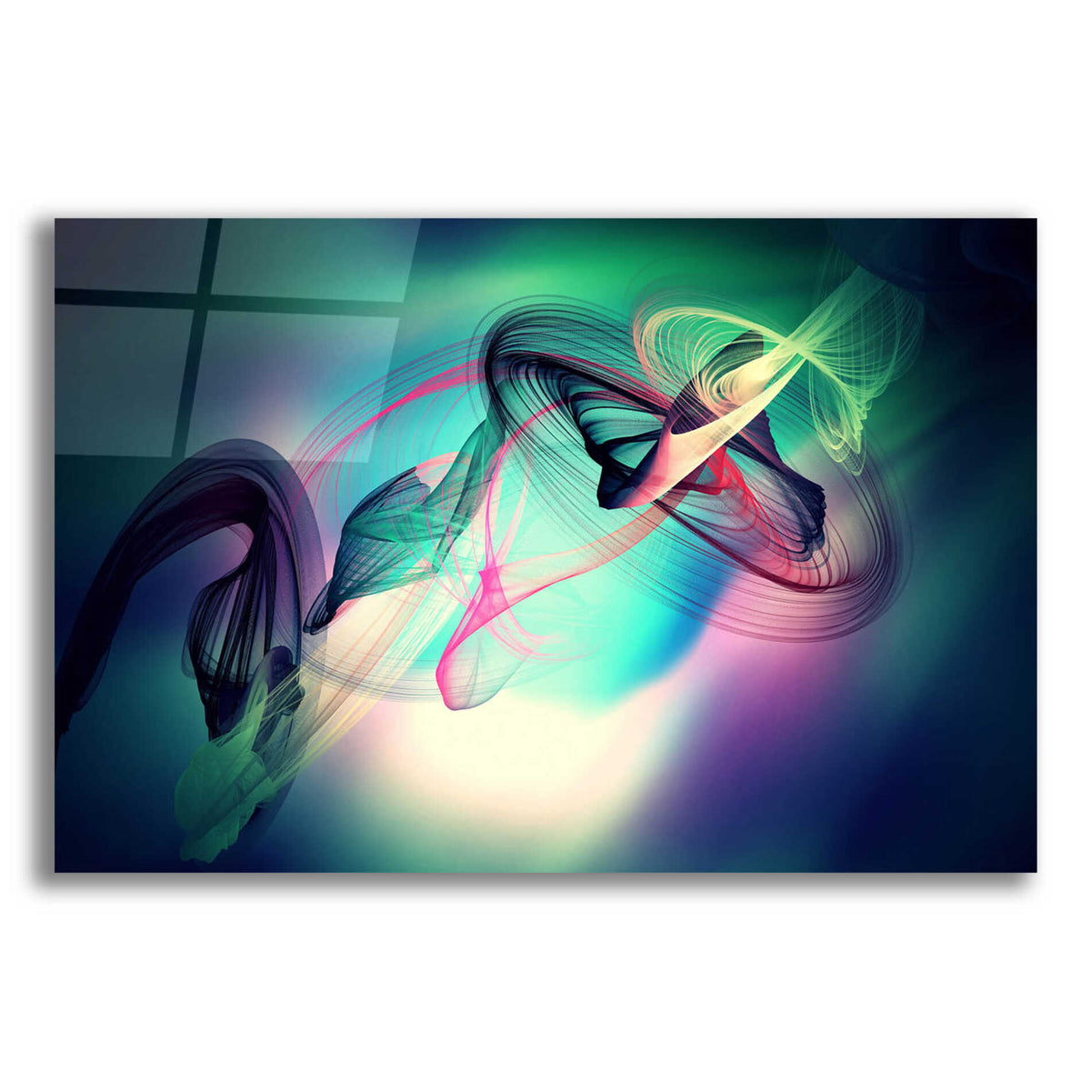 Epic Art 'Color In The Lines 18' by Irena Orlov, Acrylic Glass Wall Art