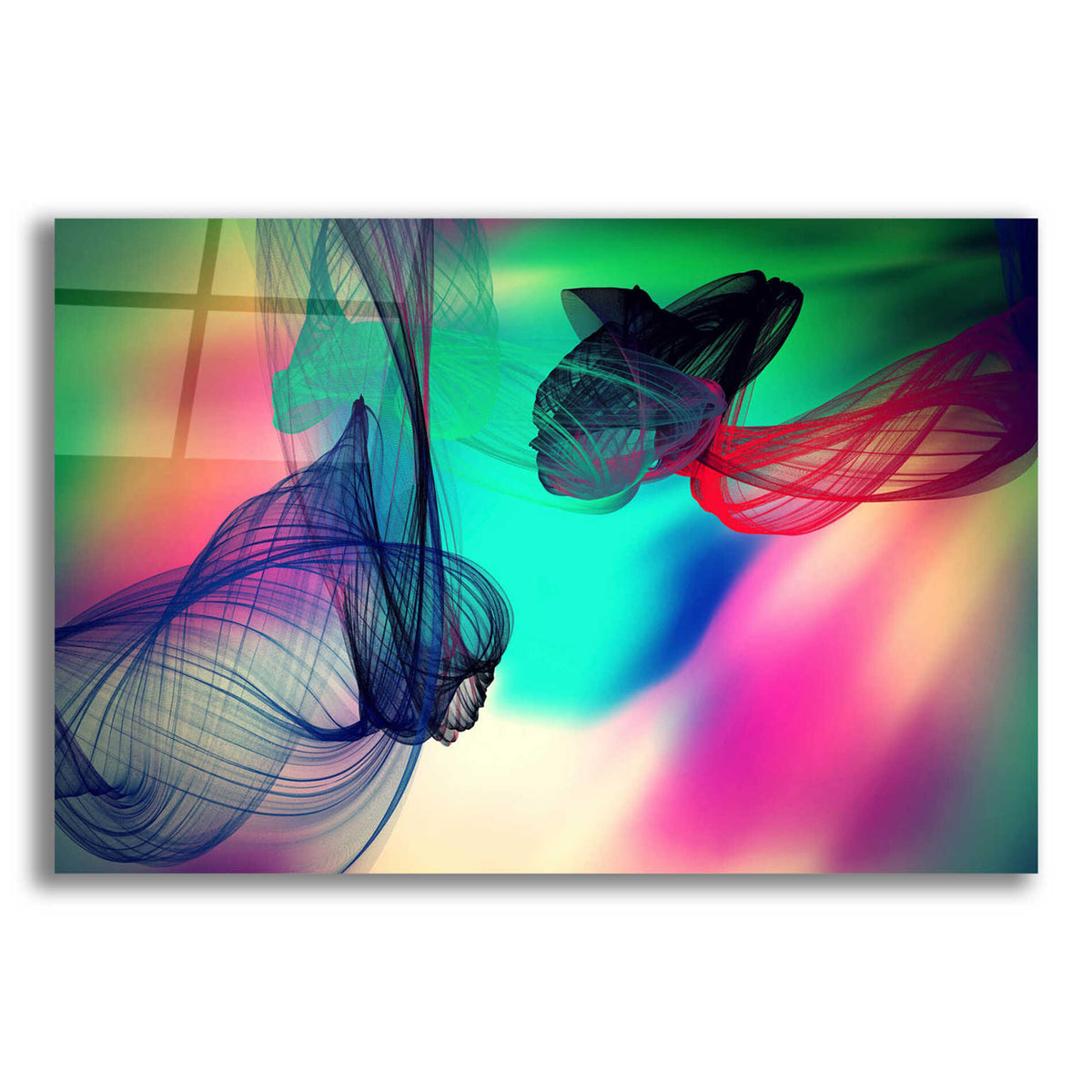 Epic Art 'Color In The Lines 21' by Irena Orlov, Acrylic Glass Wall Art