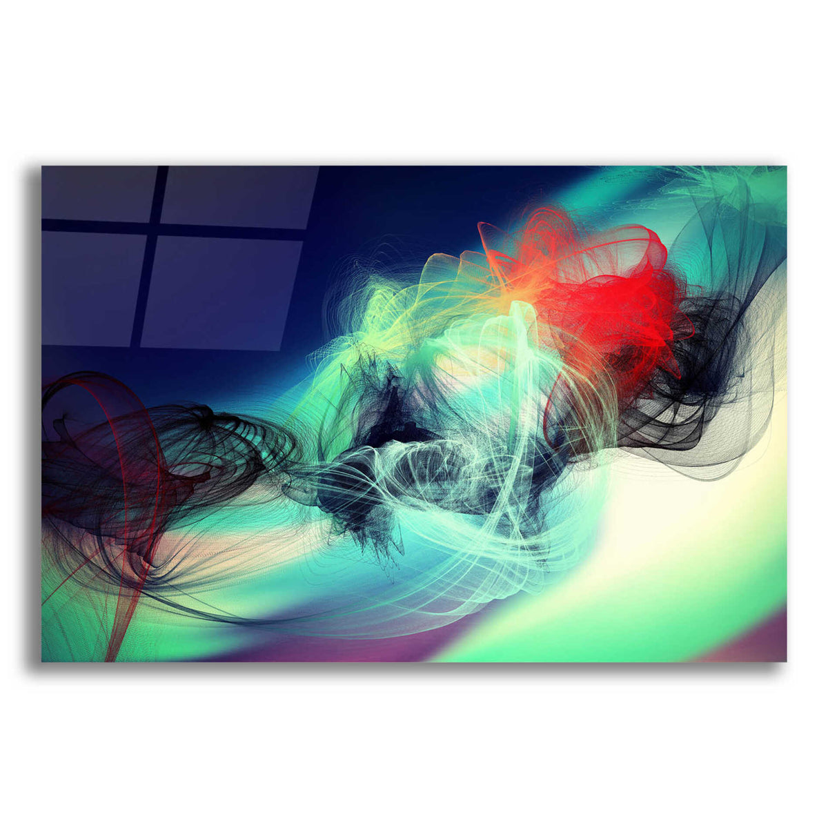 Epic Art 'Color In The Lines 23' by Irena Orlov, Acrylic Glass Wall Art