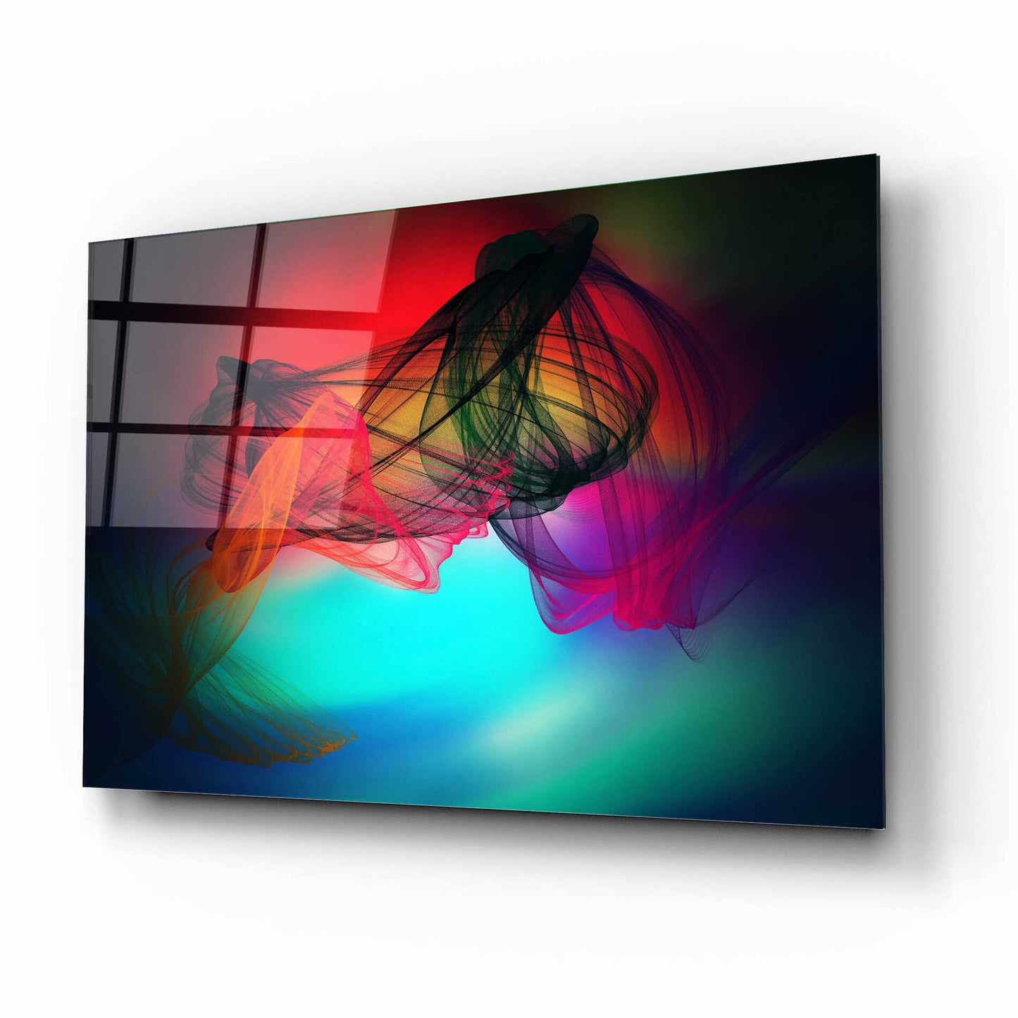 Epic Art 'Color In The Lines 25' by Irena Orlov, Acrylic Glass Wall Art,16x12