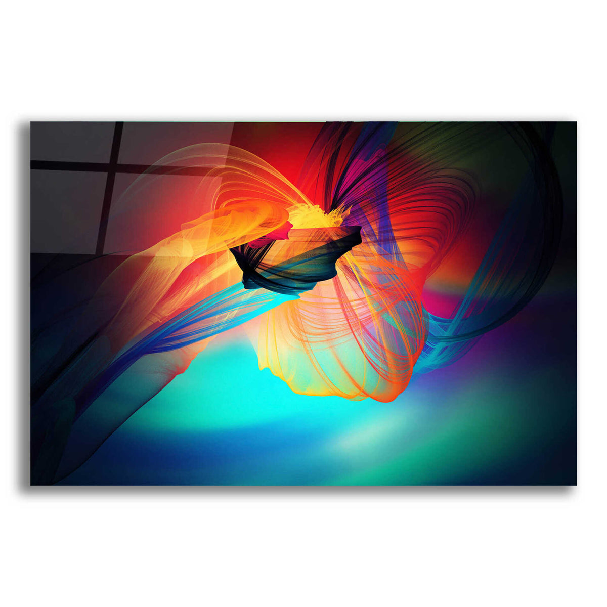 Epic Art 'Color In The Lines 28' by Irena Orlov, Acrylic Glass Wall Art