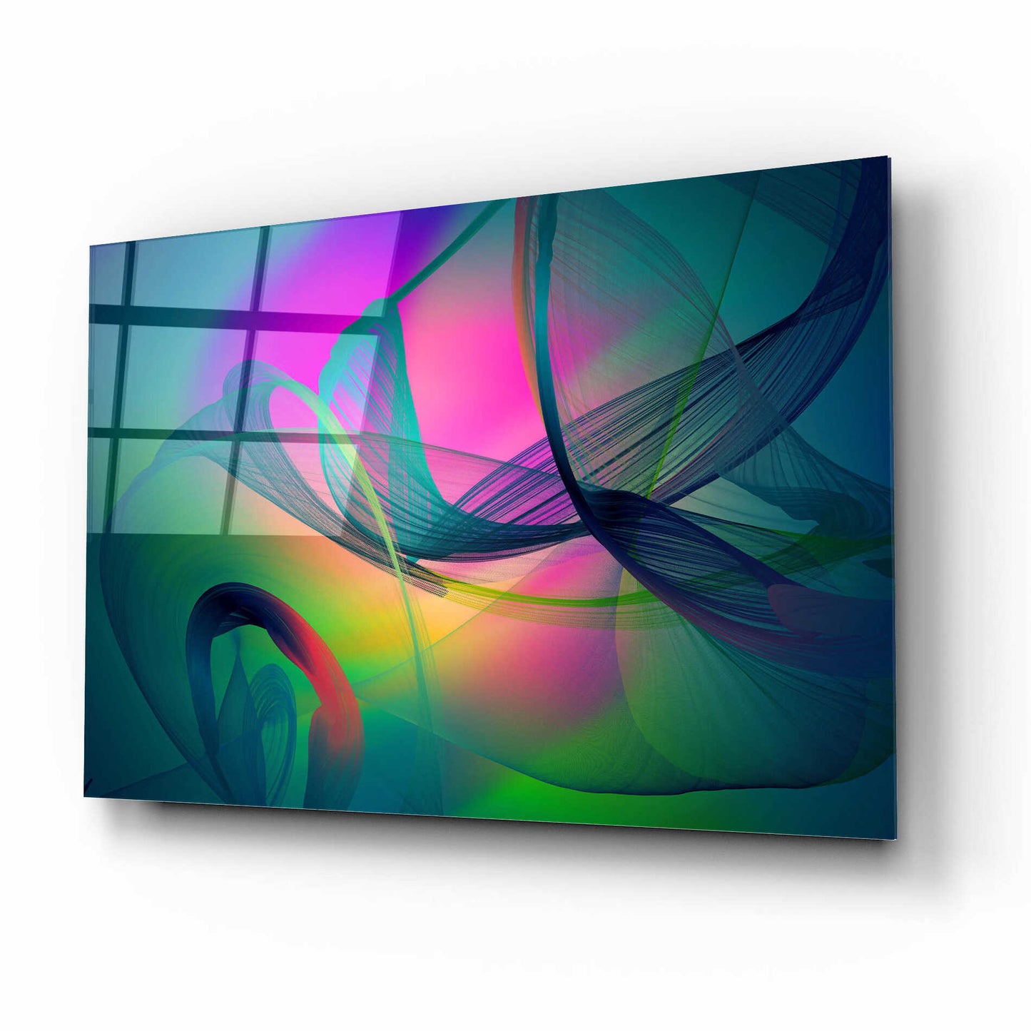 Epic Art 'Color In The Lines 29' by Irena Orlov, Acrylic Glass Wall Art,16x12