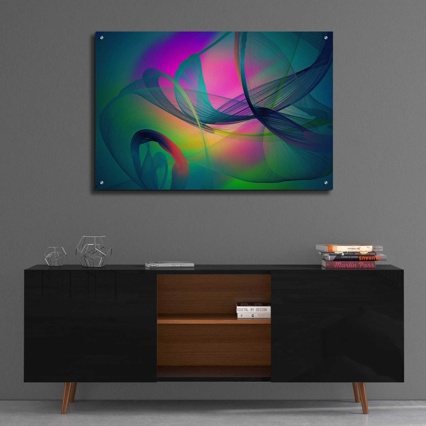 Epic Art 'Color In The Lines 29' by Irena Orlov, Acrylic Glass Wall Art,36x24