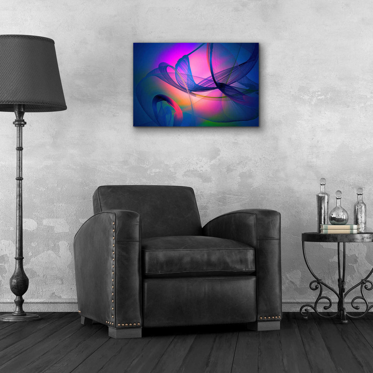 Epic Art 'Color In The Lines 31' by Irena Orlov, Acrylic Glass Wall Art,24x16