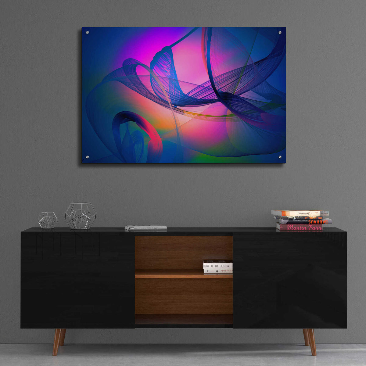 Epic Art 'Color In The Lines 31' by Irena Orlov, Acrylic Glass Wall Art,36x24
