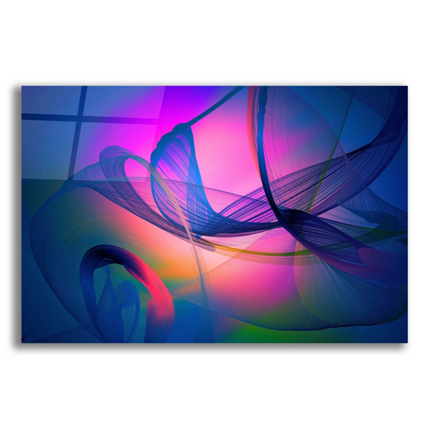 Epic Art 'Color In The Lines 31' by Irena Orlov, Acrylic Glass Wall Art