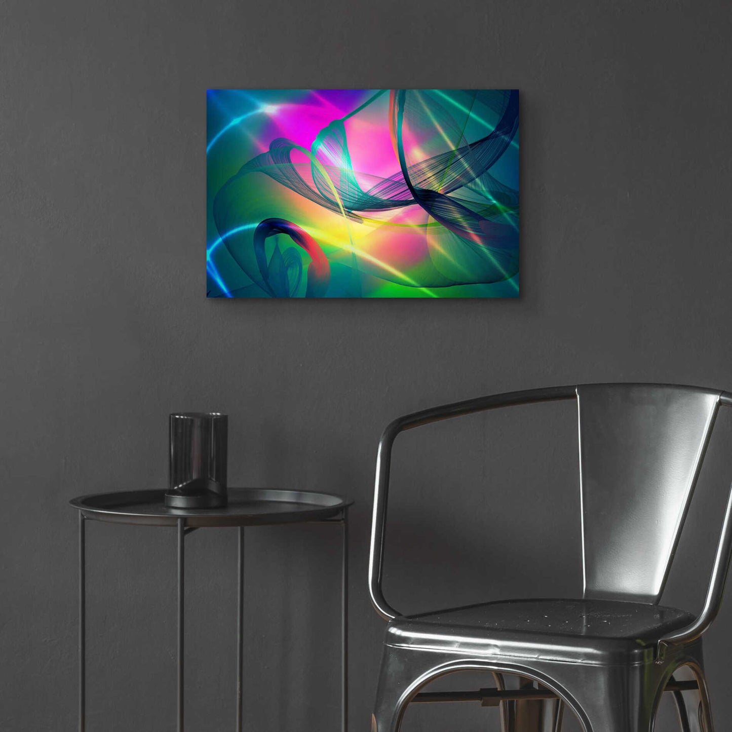 Epic Art 'Color In The Lines 32' by Irena Orlov, Acrylic Glass Wall Art,24x16