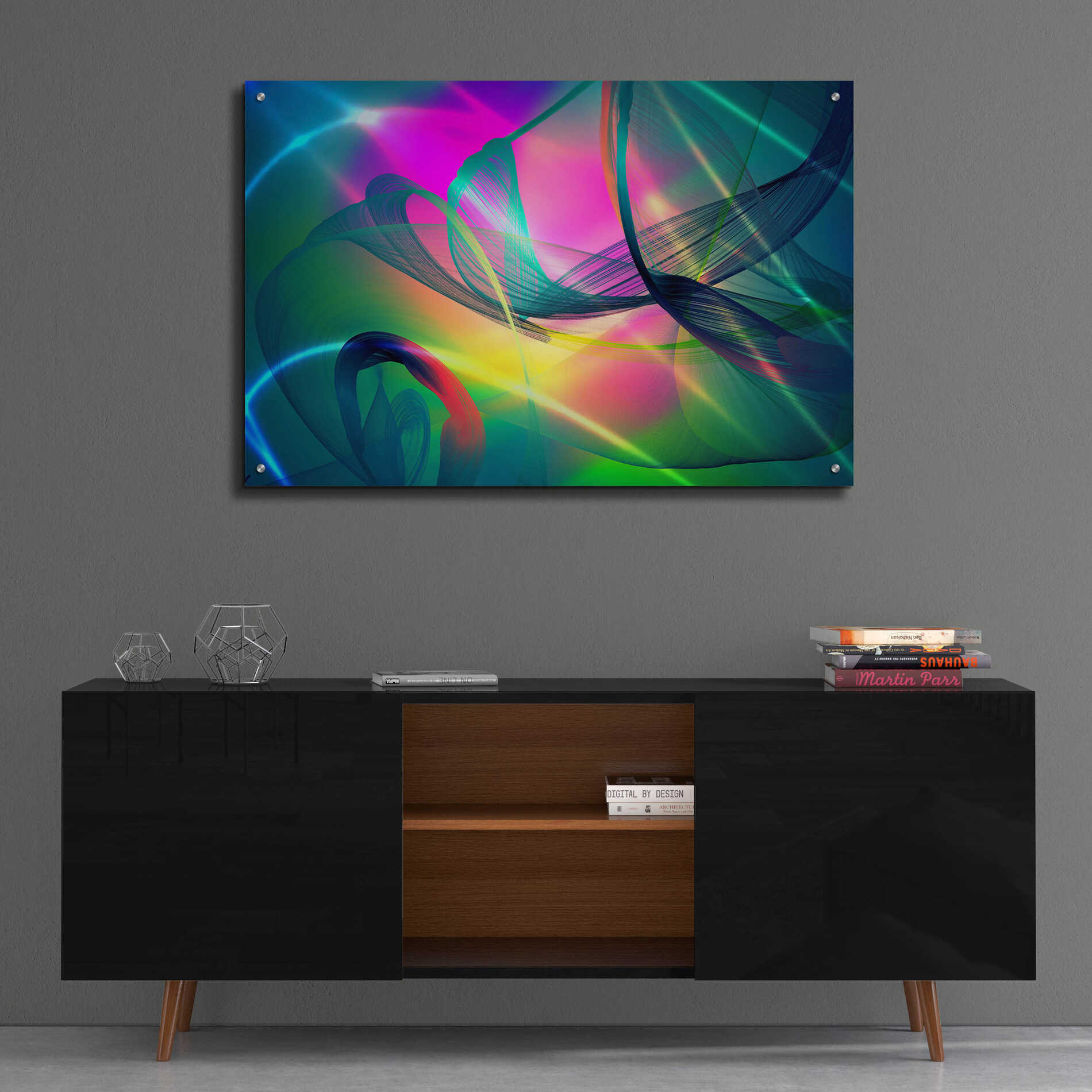 Epic Art 'Color In The Lines 32' by Irena Orlov, Acrylic Glass Wall Art,36x24