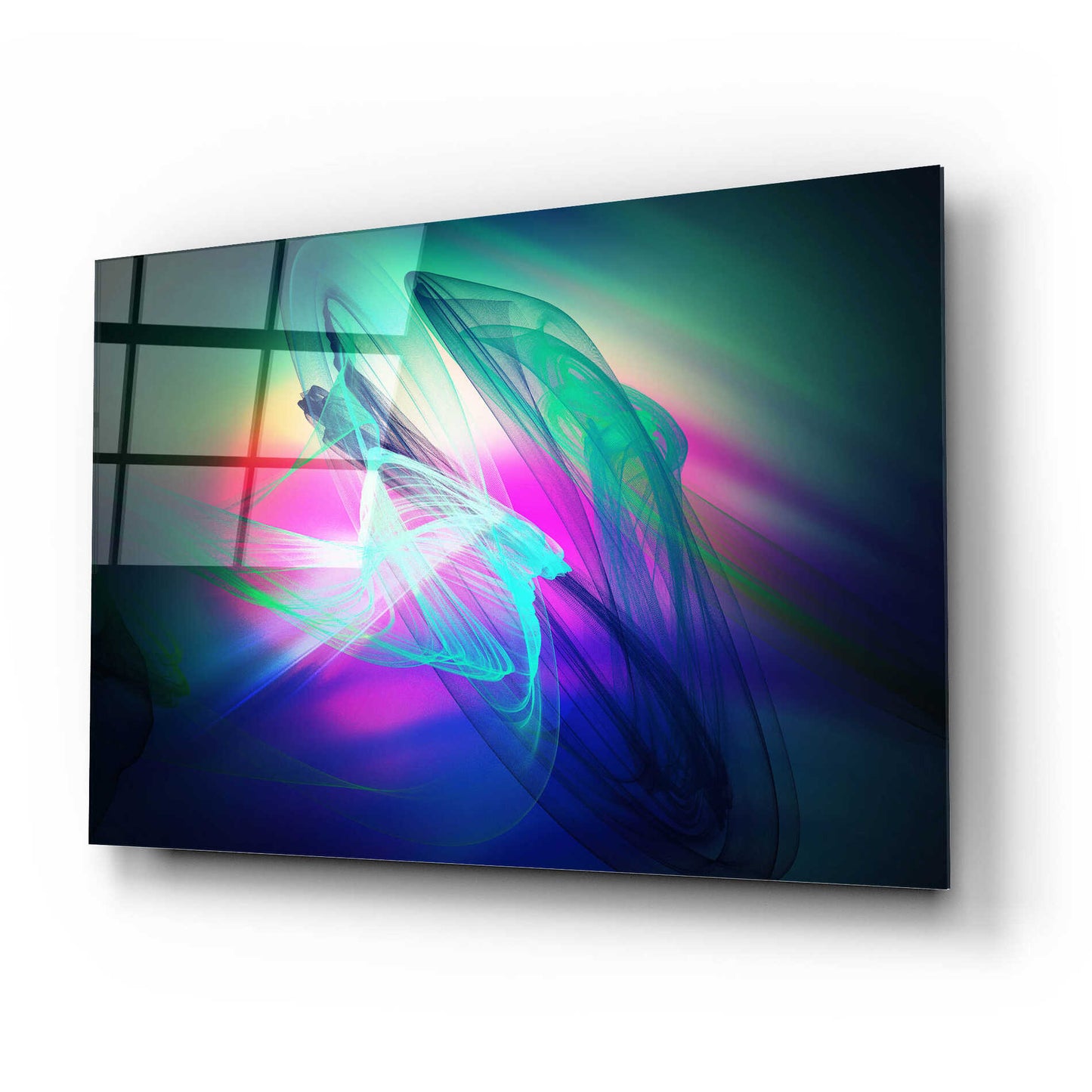 Epic Art 'Color In The Lines 34' by Irena Orlov, Acrylic Glass Wall Art,24x16