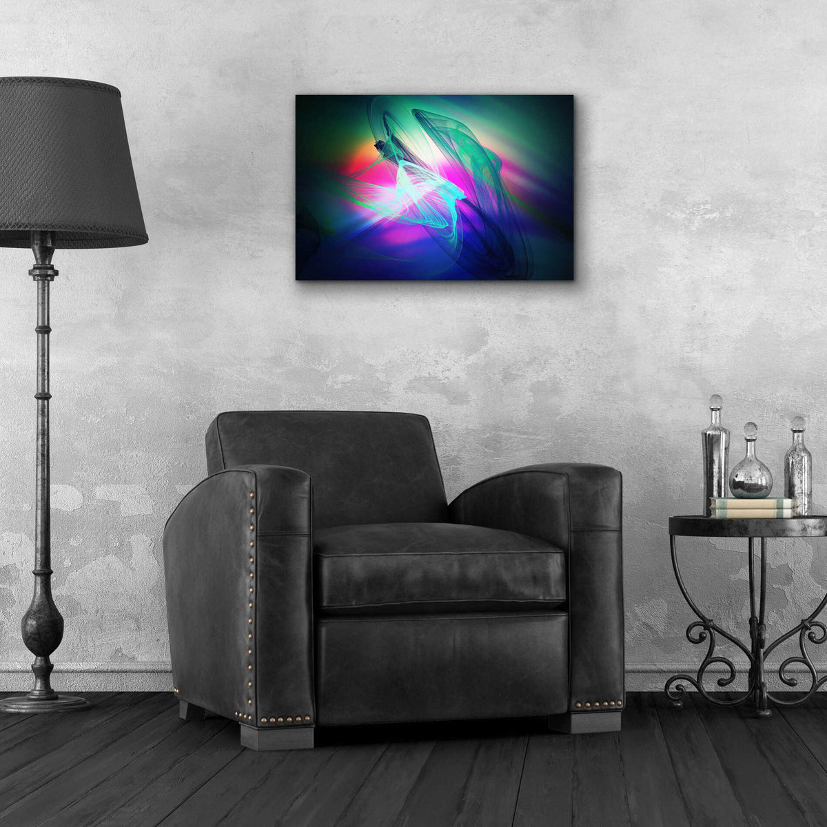 Epic Art 'Color In The Lines 34' by Irena Orlov, Acrylic Glass Wall Art,24x16