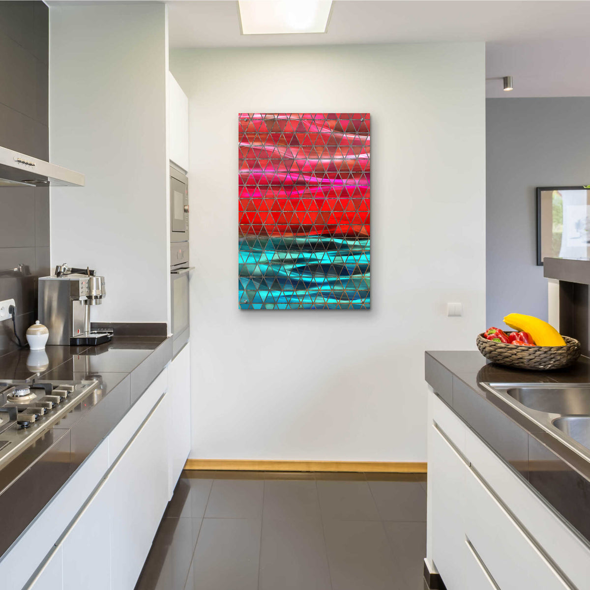 Epic Art 'Colorful Geometric Shapes' by Irena Orlov, Acrylic Glass Wall Art,24x36
