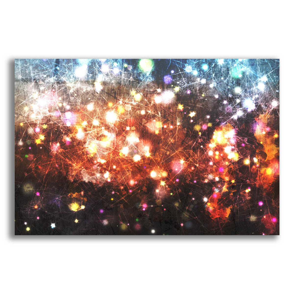 Epic Art 'Glow Lines 3' by Irena Orlov, Acrylic Glass Wall Art
