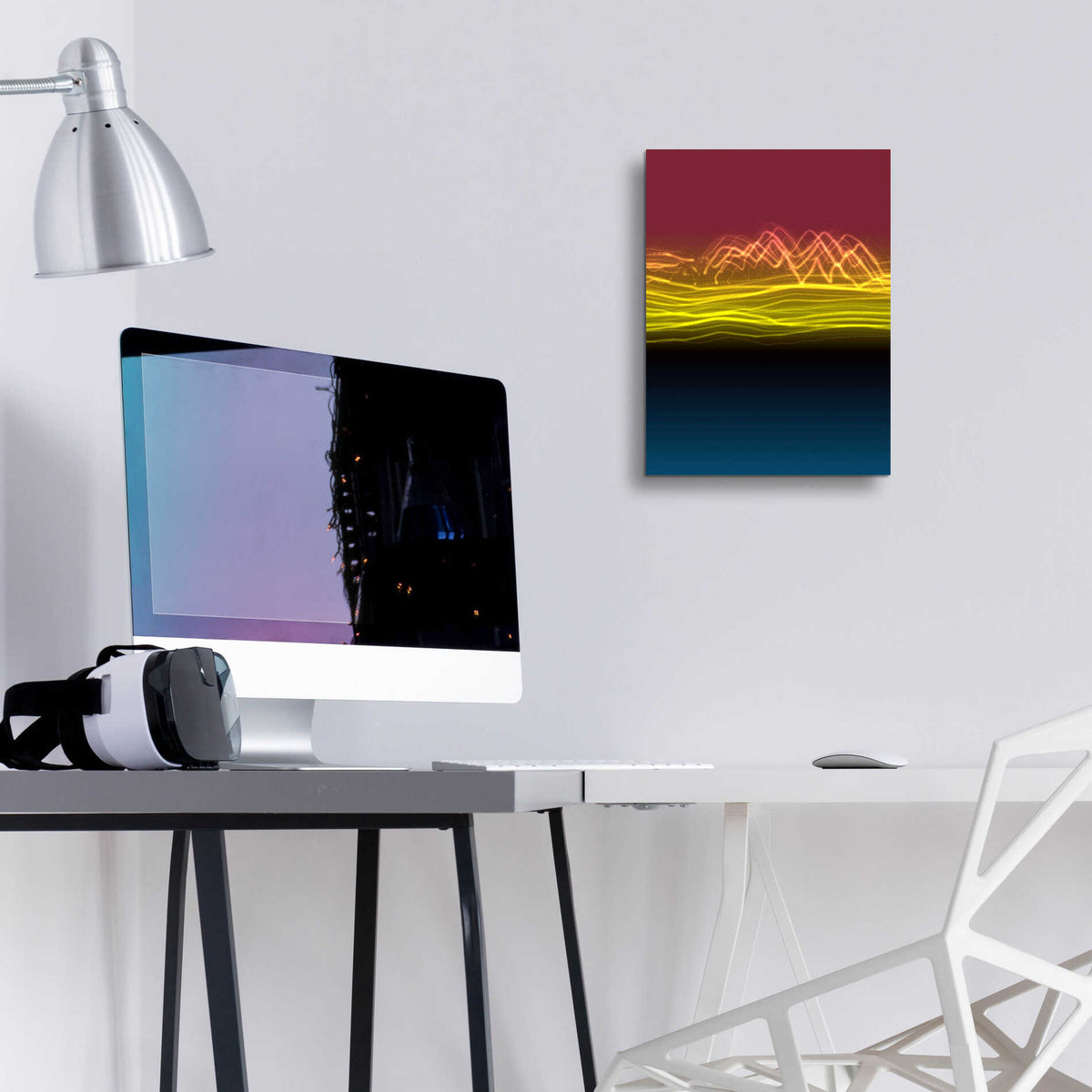 Epic Art 'Mysterious Light 25' by Irena Orlov, Acrylic Glass Wall Art,12x16