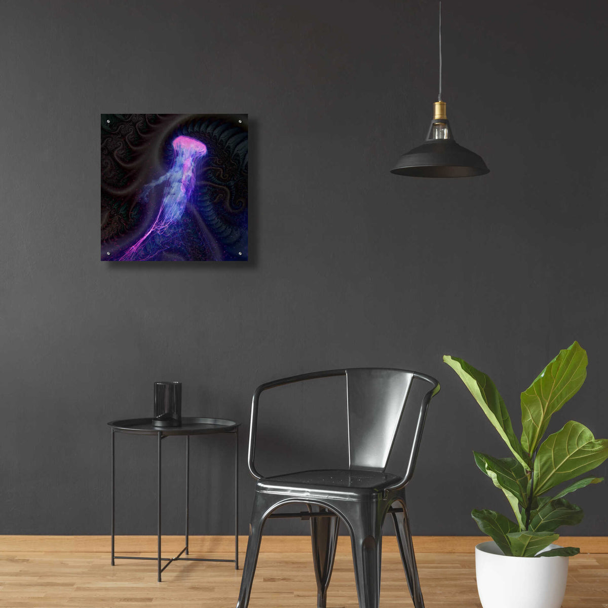 Epic Art 'Gelatinaous, Three' by Steve Hunziker, Acrylic Glass Wall Art,24x24