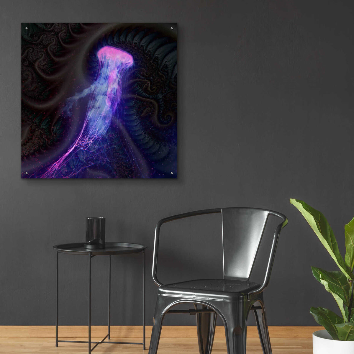 Epic Art 'Gelatinaous, Three' by Steve Hunziker, Acrylic Glass Wall Art,36x36