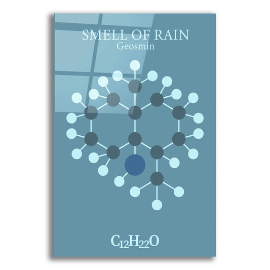 Epic Art 'Smell Of Rain Molecule 2' by Epic Portfolio, Acrylic Glass Wall Art