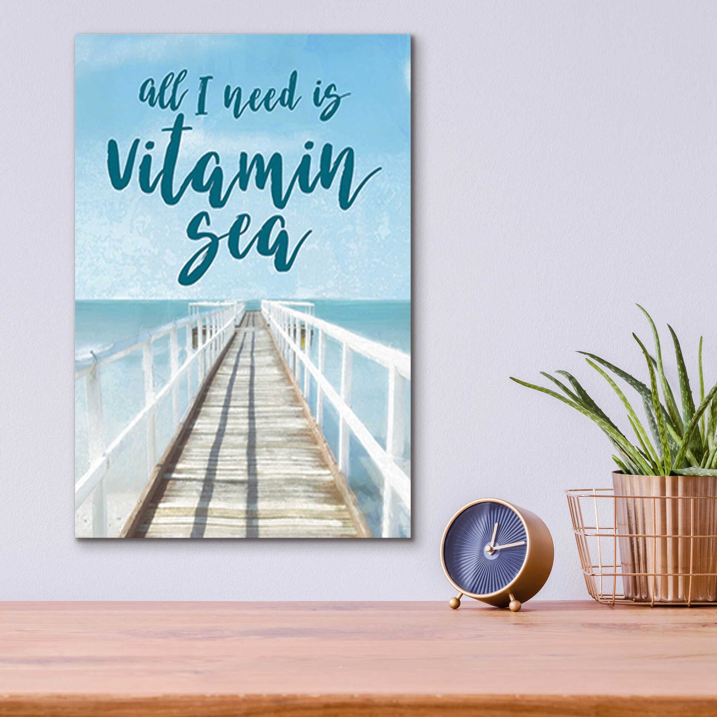 Epic Art 'Vitamin Sea' by Cloverfield & Co., Acrylic Glass Wall Art,12x16