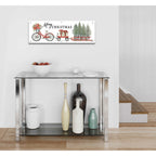 Epic Art 'Christmas Delivery Trio' by Cindy Jacobs, Acrylic Glass Wall Art,36x12