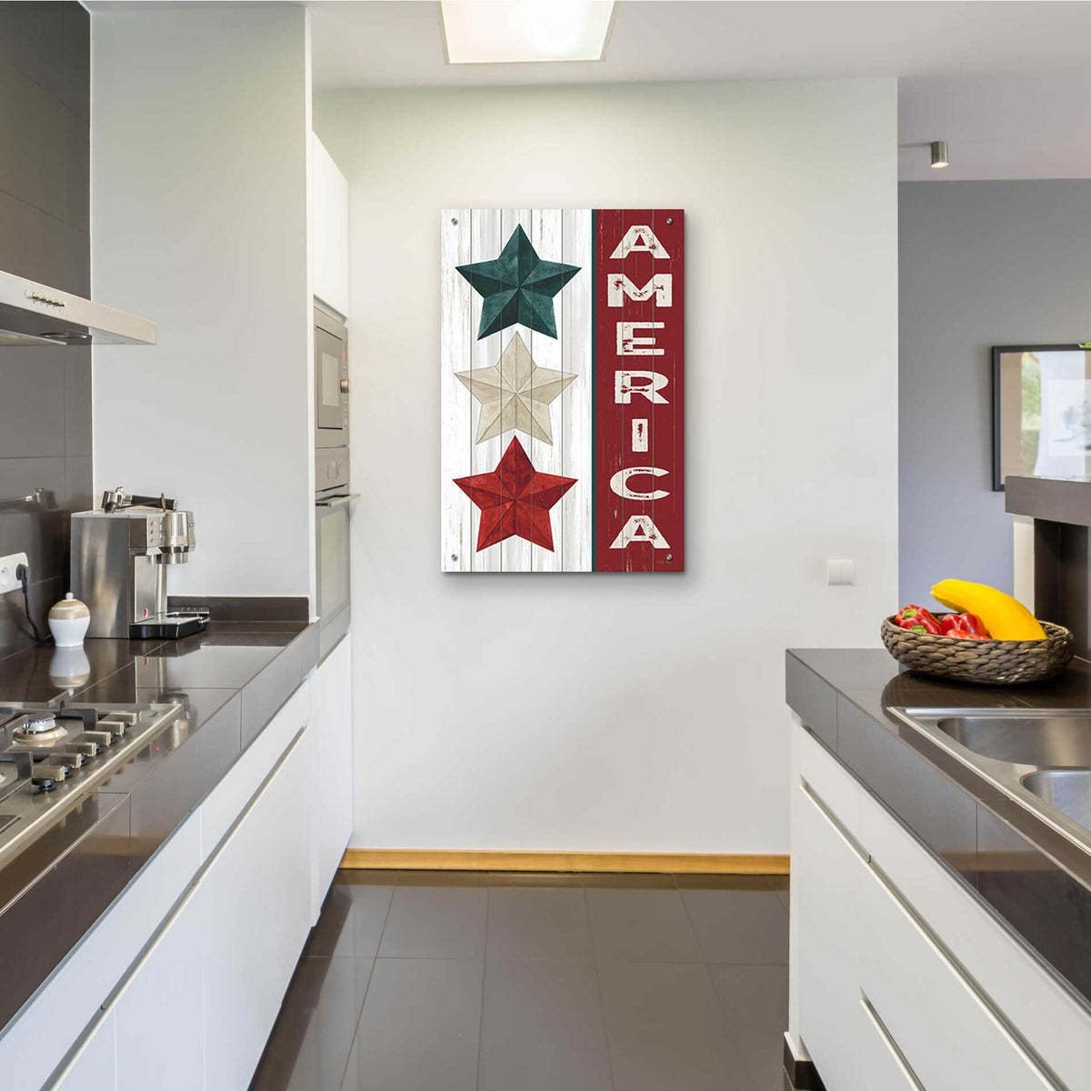 Epic Art 'America' by Cindy Jacobs, Acrylic Glass Wall Art,24x36
