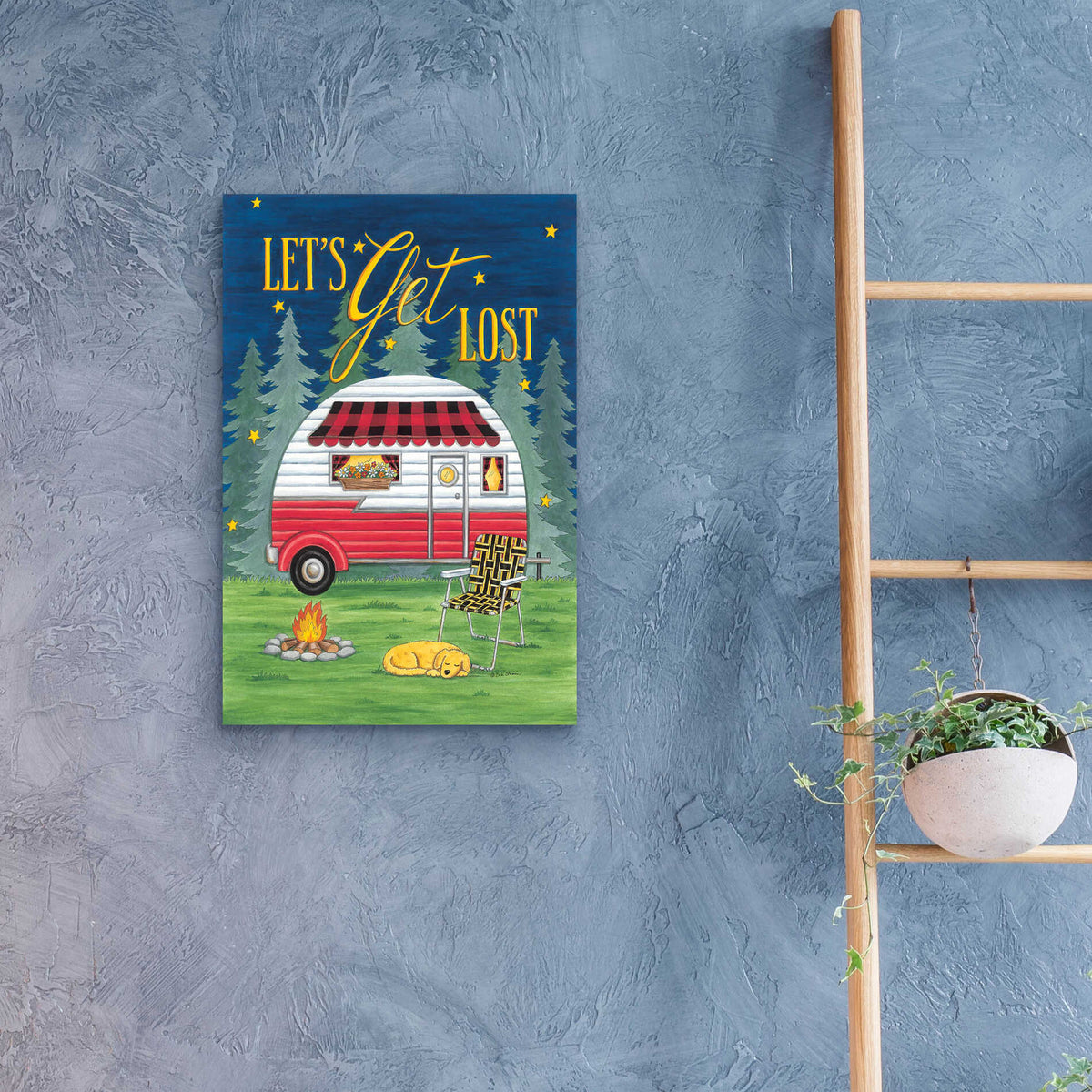 Epic Art 'Let's Get Lost' by Deb Strain, Acrylic Glass Wall Art,16x24