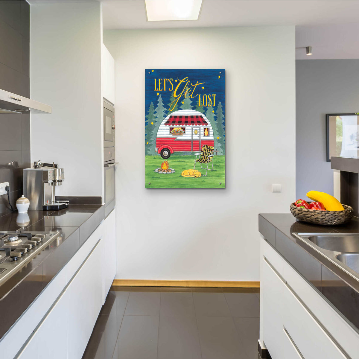 Epic Art 'Let's Get Lost' by Deb Strain, Acrylic Glass Wall Art,24x36